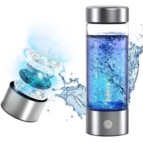 Bouteille d'eau hydrogène, générateur d'eau hydrogène 420 ml, utilisant les technologies SPE et PEM, une tasse d'eau riche en hydrogène en trois minutes, adaptée pour le sport, le voyages .