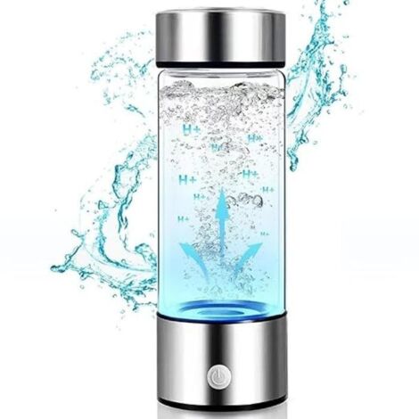 Bouteille deau hydrogne tasse deau saine adapte au bureau aux voyages au fitness et lhydratation quot VERRE A EAU AVEC OU SANS PIED