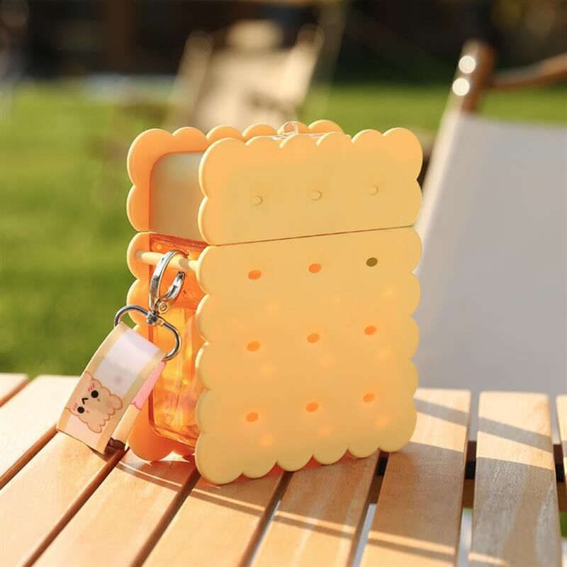 Bouteille d'eau pour biscuits de sport en plein air, fournitures scolaires, cadeau d'anniversaire mignon et beau, bouteille d'eau étanche pour