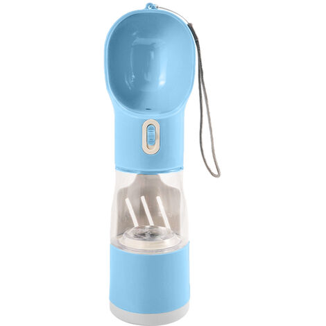 Bouteille d'eau pour chien distributeur d'eau anti-fuite avec alimentation pour la marche et les voyages pour chien