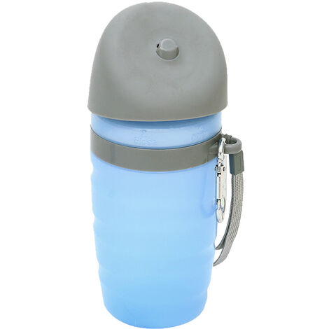 Bouteille d'eau pour chien, distributeur d'eau portable pour chien avec bol à boire pliable pour la marche
