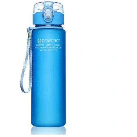 Bouteille d'eau sans BPA Bouteille d'eau de sport en plein air Bleu 560 ml