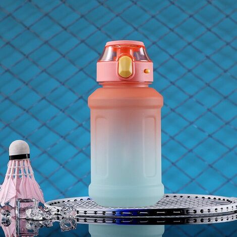 Bouteille d'eau 1 litre - Bouteille avec marqueurs de temps - Sans BPA -  Avec filtre à