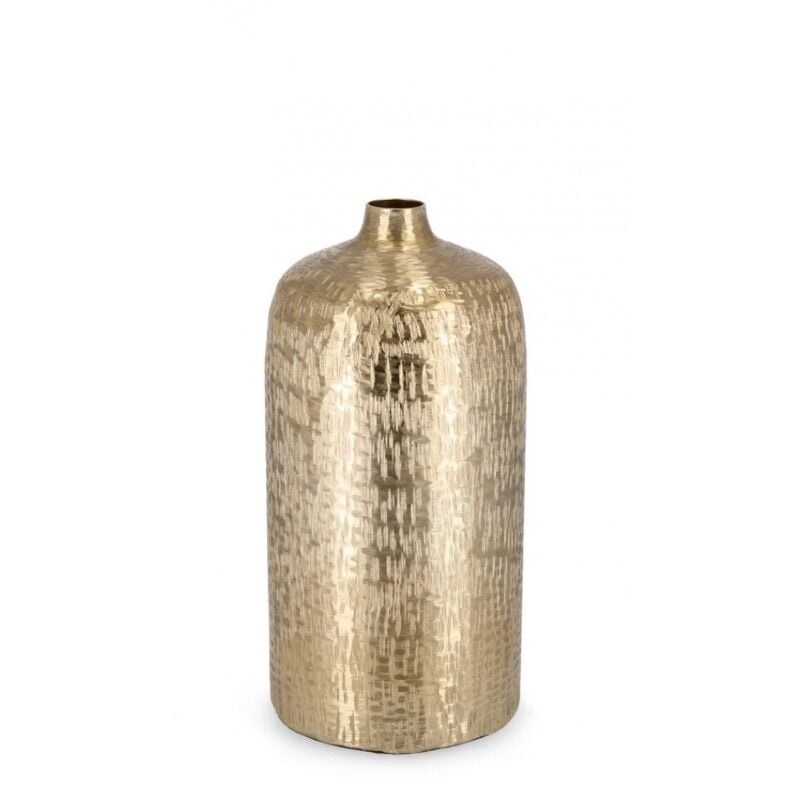 Bouteille décorative tour en or D.18,5x38h