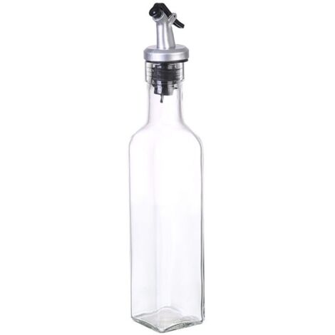 Bouteille d'huile d'olive 250ml, verseur pour distributeur d'huile d'olive, huile d'olive, vinaigre et autres liquides - Set de verseurs d'huile d'olive 3 en 1