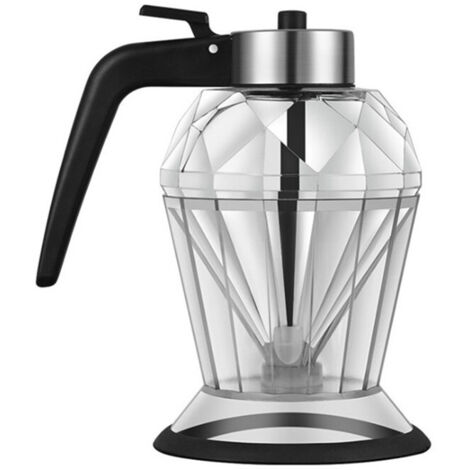 Bouteille d'huile en acier inoxydable 304, anti-fuite pour cuisine, en verre trempé, à pompe pression, bouteille vaporisatrice contrôle de l'huile pour barbecue