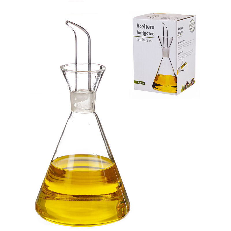 Distributeur D huile En Cristal Anti-Goutte De 500ml Kozina - Kozina