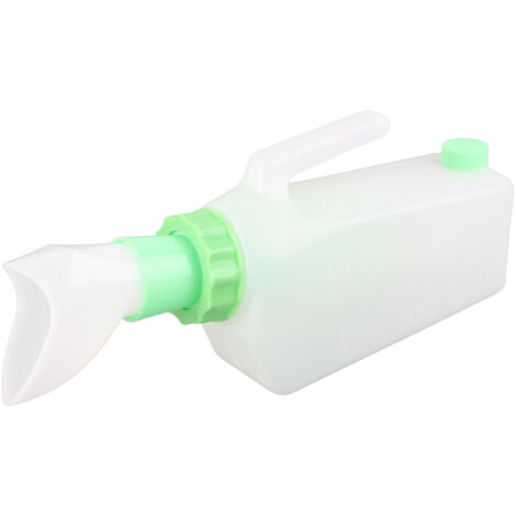 Bouteille d'urine pour femmes 1000ml, anti-fuites, portable pour voyage ou lit