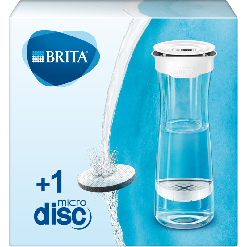 Brita Wasserfilter-Karaffe Fill & Serve Weiß-Grau