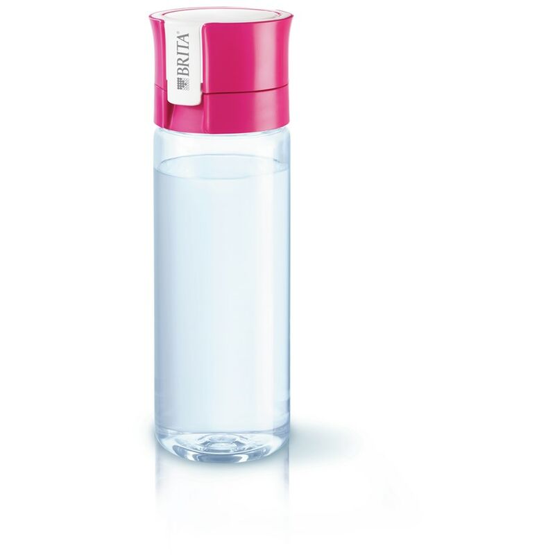 Brita - Bouteille filtrante Fill&Go + 4 pièce(s) cartouches filtrantes (0,6l rose)