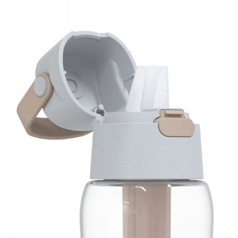 Bouteille filtrante Dafi Solid 0,7 l en Tritan beige avec filtre