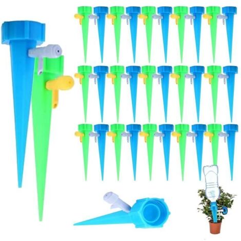 Bouteille Goutte à Goutte, 30 pièces Système d'Irrigation avec Vannes Réglables pour Arrosage des Plantes