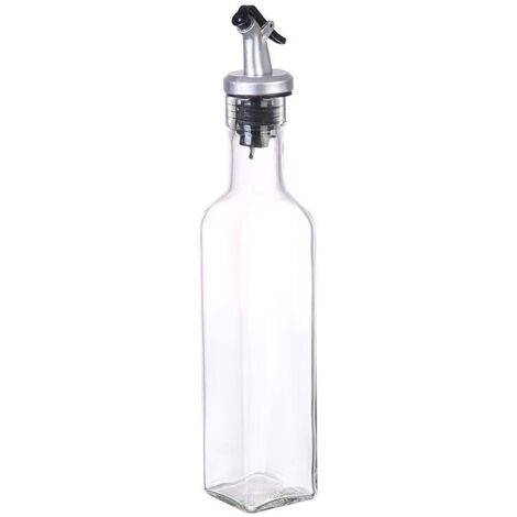 Bouteille Huile Olive, Distributeur D'huile d'olive, Flacons en Verre Et Bec Verseur pour Cuisine, avec Bec Verseur sans Goutte, Récipient à Condiments Liquides, 250ml