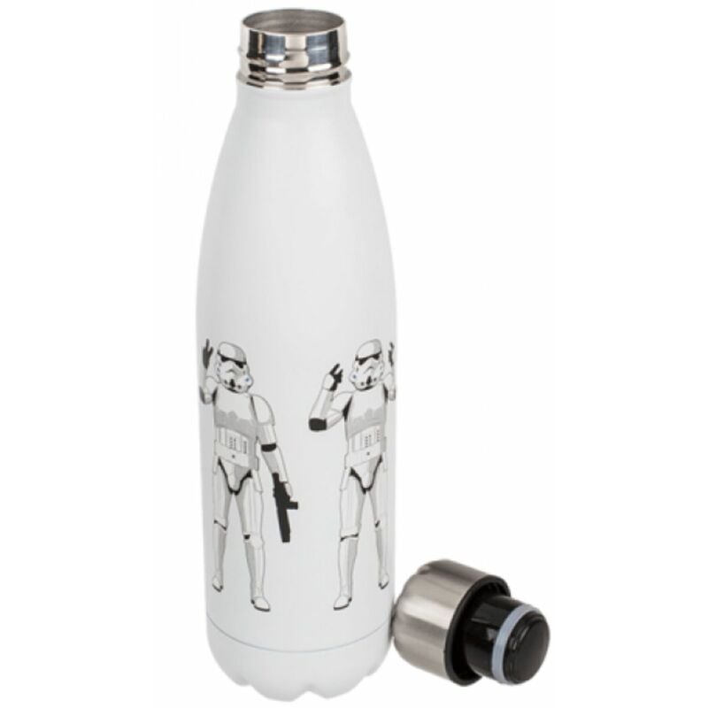 Bouteille isotherme blanche en inox Stormtrooper