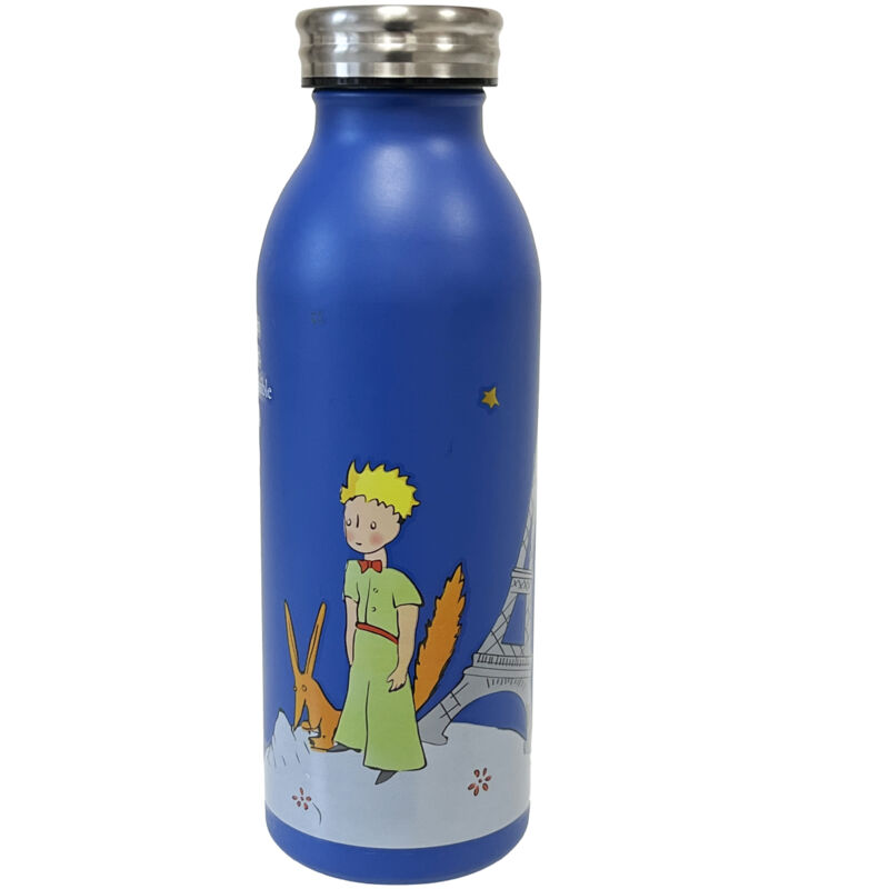 Kiub - Bouteille isotherme bleue en inox Le Petit Prince
