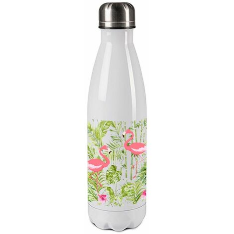 Bouteille isotherme en inox 750 ml - Flamants Roses