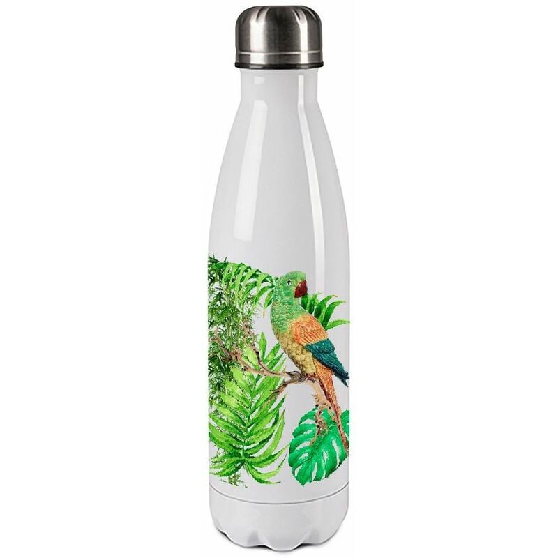 Bouteille isotherme en inox 750 ml - Perroquet by Cbkreation