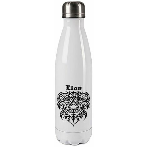Bouteille isotherme en inox - Lion by Cbkreation