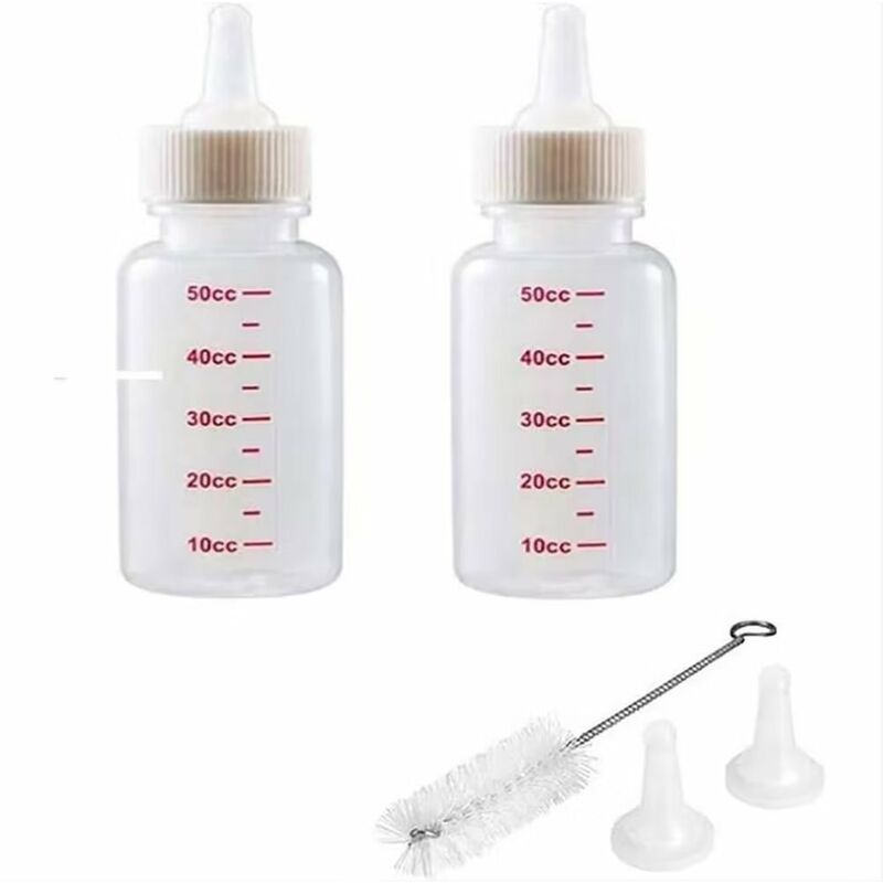 Bouteille Lait Nouveau Né Chargeur, 2 Pièces Chaton Biberons d'allaitement, Chien et Chat Biberon d'Élevage, Peut Etre Utilisé pour Les Petits Outils