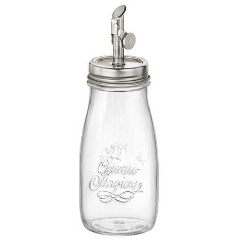 Bouteille Quattro Stagioni Huile Genietti Bormioli