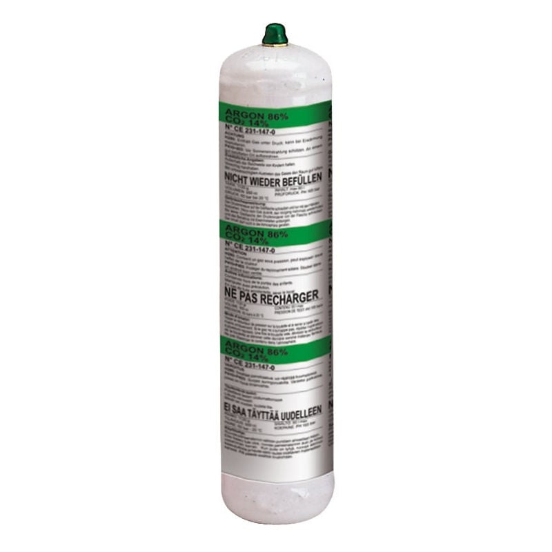 Telwin - Bouteille recharge gaz Argon/CO2 1L jetable