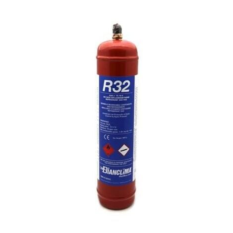 WEBMARKETPOINT Bouteille rechargeable contenant du gaz réfrigérant r32