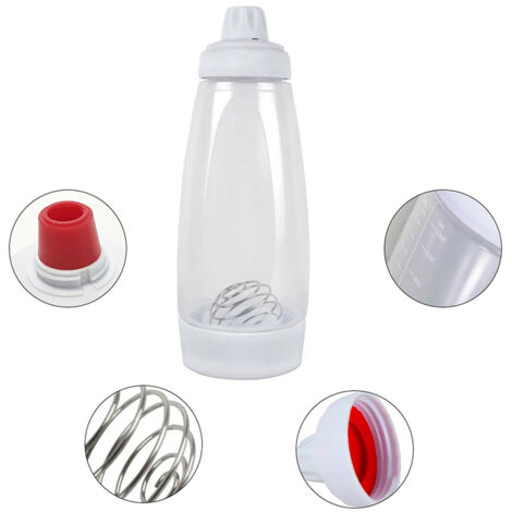 Bouteille saupoudreuse de 1000 ml pour cupcakes, gaufres et crêpes