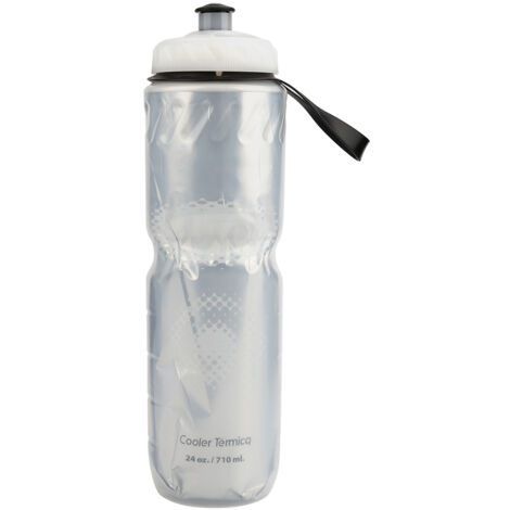 Bouteille Sport Isotherme Double Paroi 710ml, Garde Boissons Chaudes/Froides (Argent)