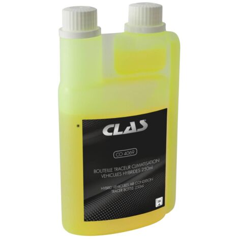 Bouteille traceur climatisation véhicules hybrides 250ml - CO 4069 - CLAS Equipements