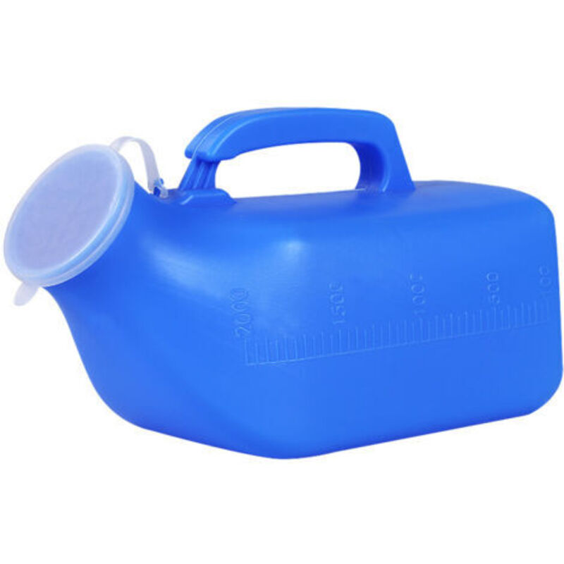 Bouteille Urinoir Portable 2000ml Unisexe avec Tuyau pour en Voyage Voiture Camping à l'Hôpital (Bleu) Bouteille Urinoir Portable 2000ml Unisexe avec Tuyau pour en Voyage Voiture Camping à l'Hôpital (Bleu)