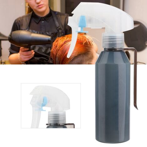 Bouteille Vaporisateur Rechargeable pour Coiffeur - Atomiseur Salon & Barbier Professionnel (Gris)