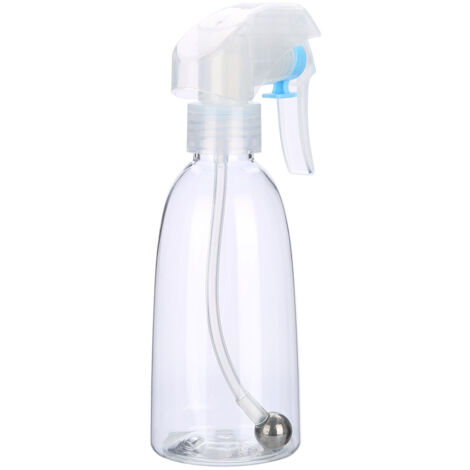 Bouteille Vaporisateur Rechargeable pour Coiffure - Pulvérisateur à Eau Professionnel pour Salon (Blanc)