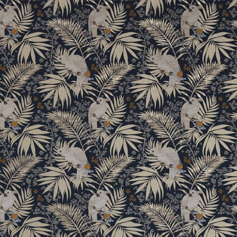 Boutique Umbrella Bird Navy Wallpaper Rose Gold Tropical Paste The Wall Vinyl