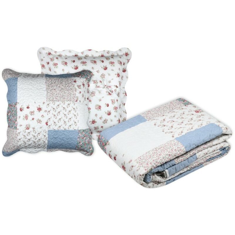 Boutis 240x220 avec 2 taies et sac Agnès