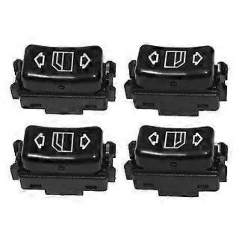 Bouton 1 pour lève-vitre électrique de console centrale W124 W126 W201 (avant/arrière gauche/droite) - Références : 1248204510, 1248204610 LKV