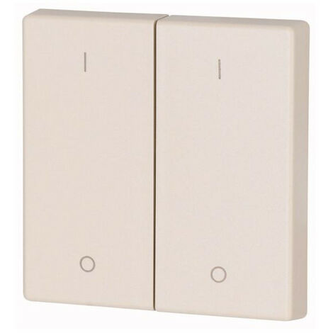 Bouton à bascule double I/0 crème EATON CWIZ-02/12