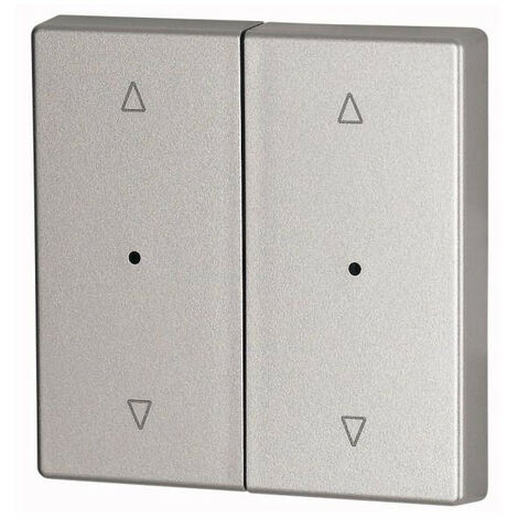 Bouton à bascule double +raccord de manomètre couleur argent jalo EATON CWIZ-02/23-LED