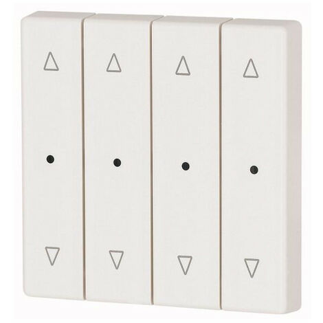 Bouton à bascule quadruple +raccord de manomètre blanc jalo EATON CWIZ-04/21-LED