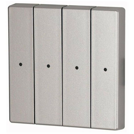 Bouton à bascule quadruple +raccord de manomètre couleur argent EATON CWIZ-04/03-LED