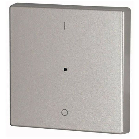 Bouton à bascule simple avec LED I/0 couleur argent 000147603 EATON CWIZ 01/13 LED