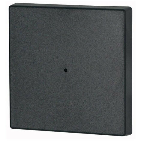 Bouton à bascule simple +raccord de manomètre anthracite EATON CWIZ-01/04-LED