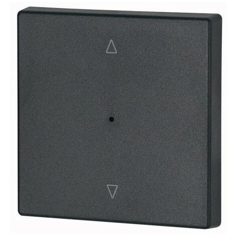 Bouton à bascule simple +raccord de manomètre anthracite jalo EATON CWIZ-01/24-LED