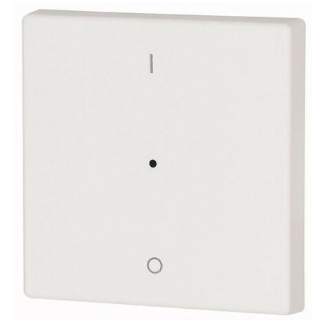 Bouton à bascule simple +raccord de manomètre I/0 blanc EATON CWIZ-01/11-LED