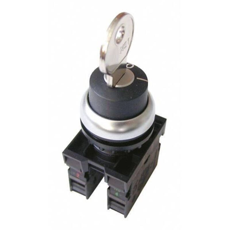 Eaton - Interrupteur à clé 2 positions , 1RT IP66 ( Prix pour 1 )