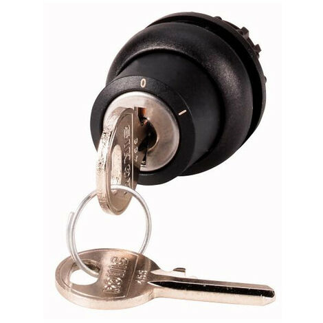 Bouton à clé (Ronis 455) 2 positions EATON M22-WRS-RS-A1