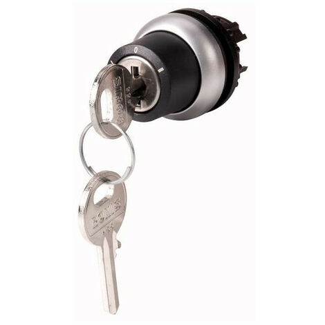 Bouton à clé (Ronis 455) 3 positions EATON M22-WRS3-RS