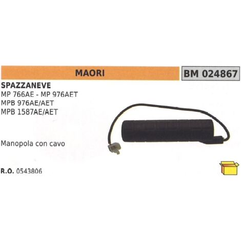 Bouton avec câble chasse-neige MAORI pour MP 766AE - MP 976AET - MPB 976AE/AET