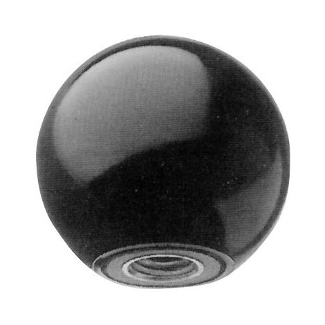Bouton boule DIN319 32mm M 8 Form E