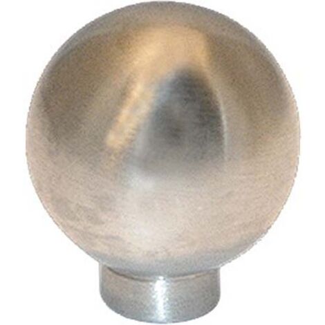 Bouton boule inox 40x43mm - CADAP - 00449/72V