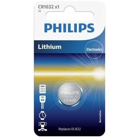 Bouton Brand PHILIPS Modèle PHILIPS Lithium 3V 1632 X1